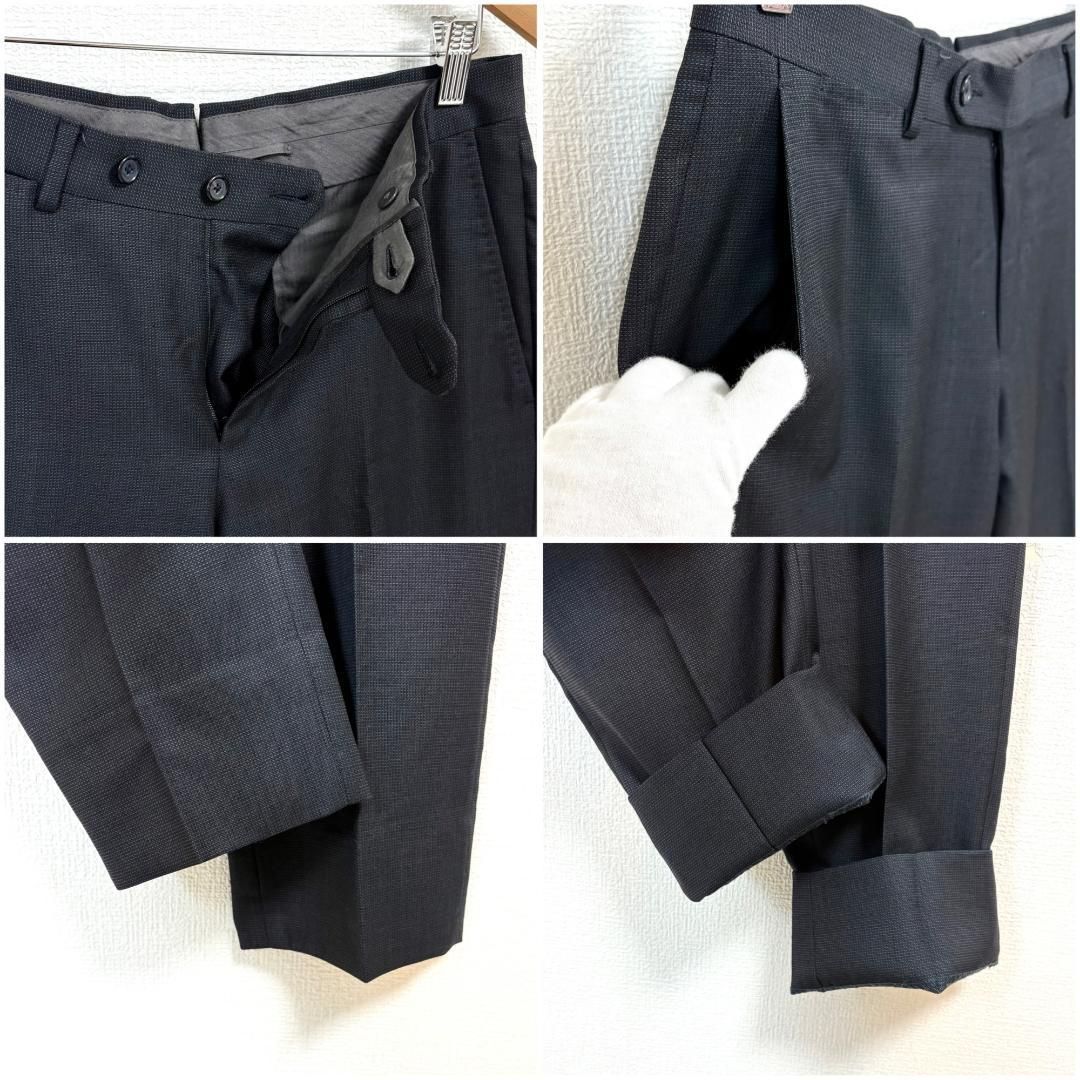 美品】 Ermenegildo Zegna スーツセットアップ 8-46C 黒 - メルカリ