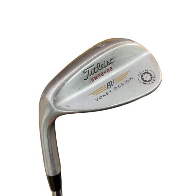 中古】 タイトリスト VOKEY SPIN MILLED SM60.08 レフティ ウェッジ WG