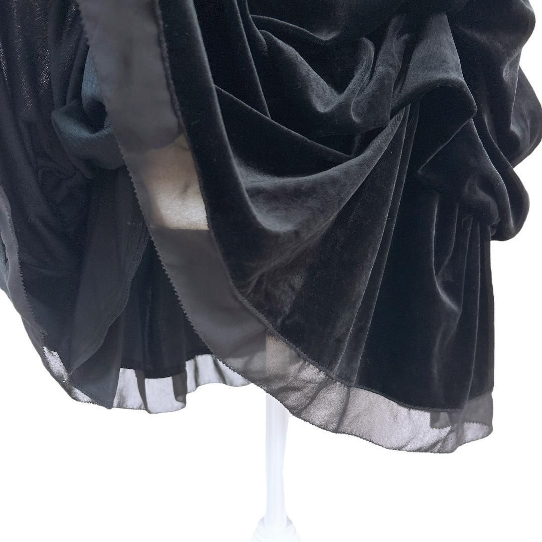 VELOURNOIRbyFOXYNEWYORKベロアフレアノースリーブワンピ38 美品】 VELOUR NOIR FOXEY ノースリーブワンピース 38 黒 - メルカリ