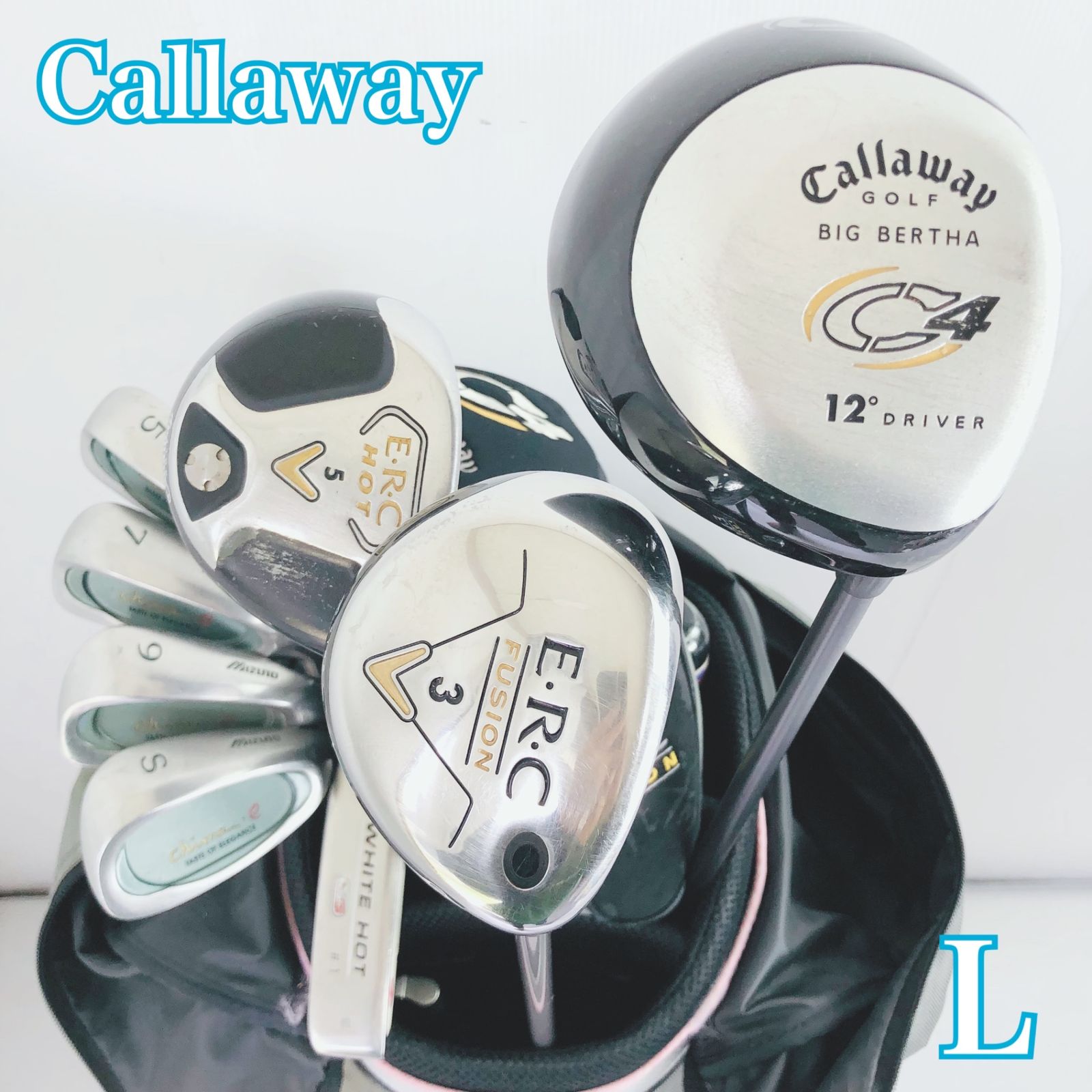 レディース Callaway キャロウェイ MIZUNO ミズノ ゴルフクラブセット 