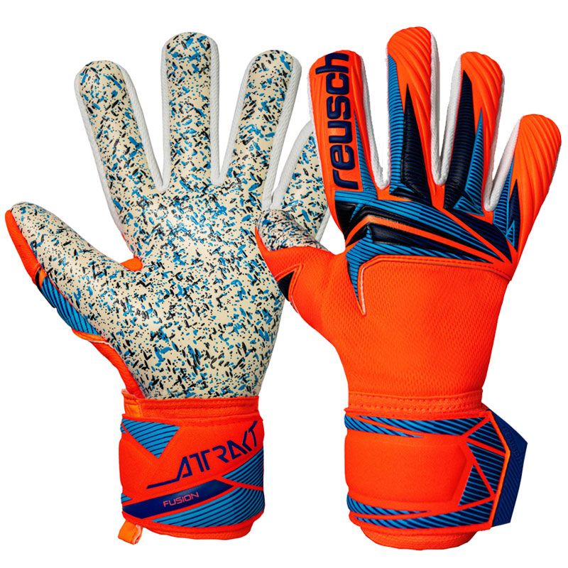 ロイシュ reusch アトラクト フュージョン NC サッカー ゴールキーパーグローブ キーテ 26AW (5670005-2290)、(2290)オレンジ