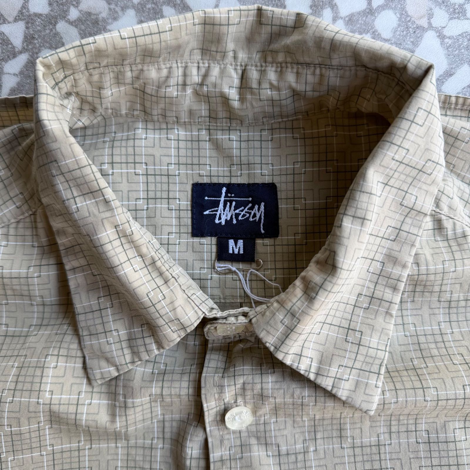 STUSSY / 90's usa製 Design SS shirt ステューシー オールド