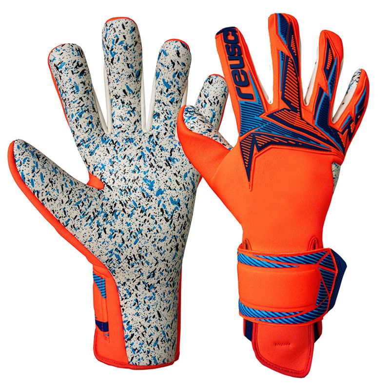 ロイシュ reusch アトラクト フリーゲル フュージョン サッカー ゴールキーパーグローブ キーテ 26AW (5670015-2290)、(2290)オレンジ