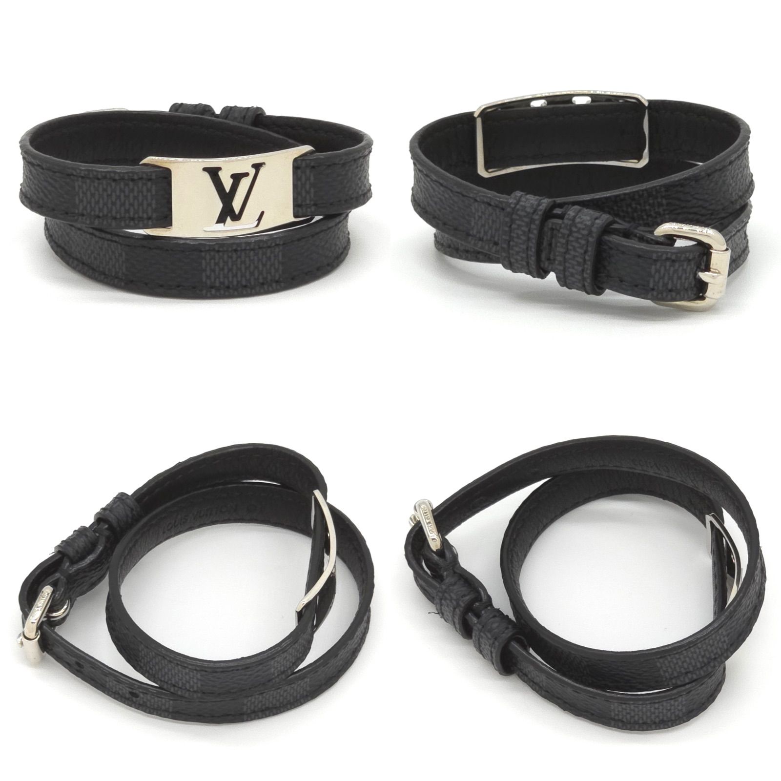 LOUIS VUITTON ルイヴィトン M6616 ブラスレ サインイット ダブル 