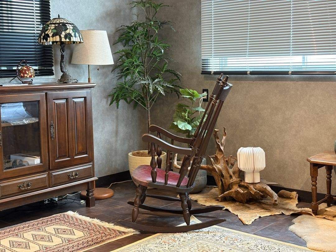 TAIHEI 太平家具 WINDS ロッキングチェア リベット打 レザー nZ - メルカリ