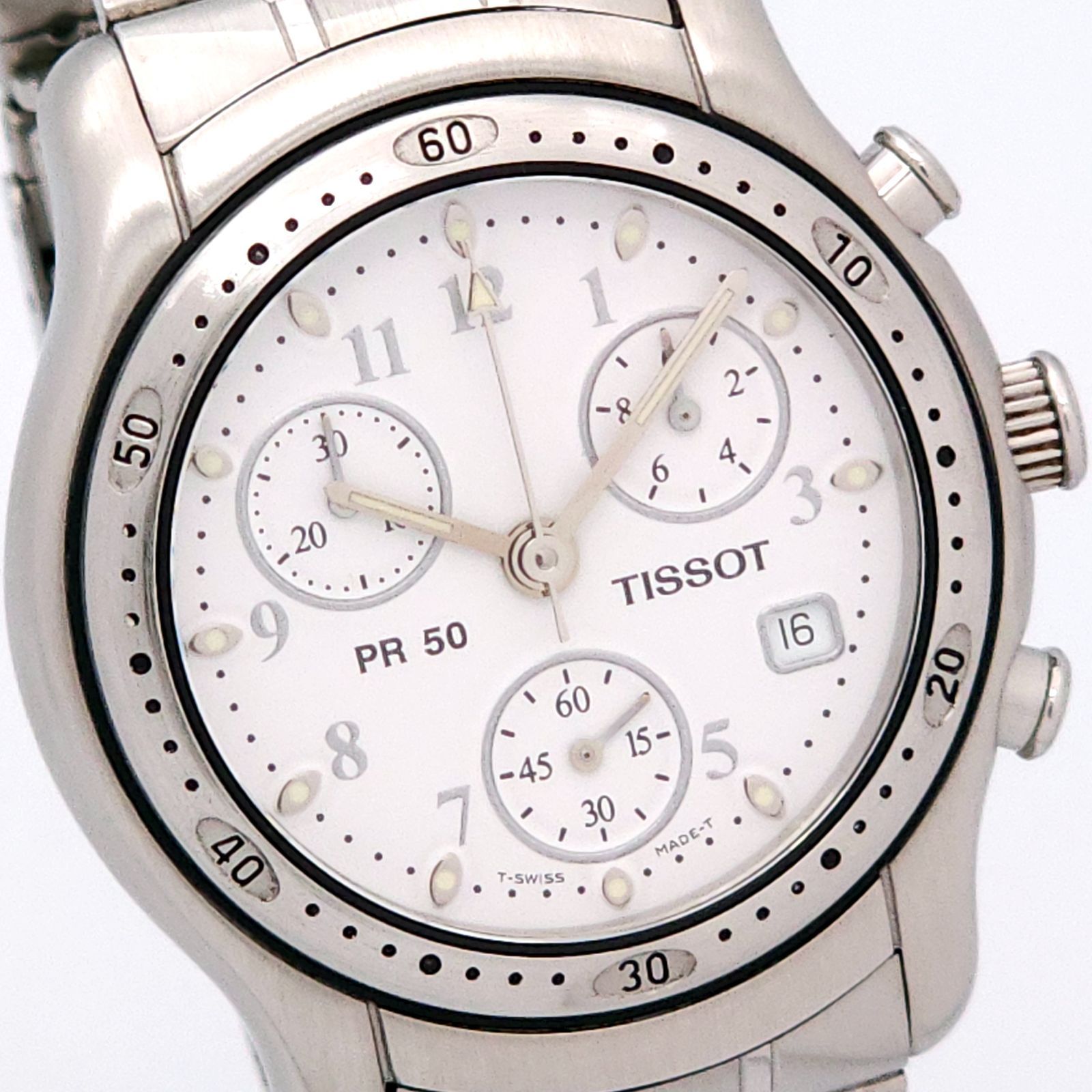 ☆良品 TISSOT ティソ PR50 J178/278 クロノグラフ QZ 動作品 - メルカリ