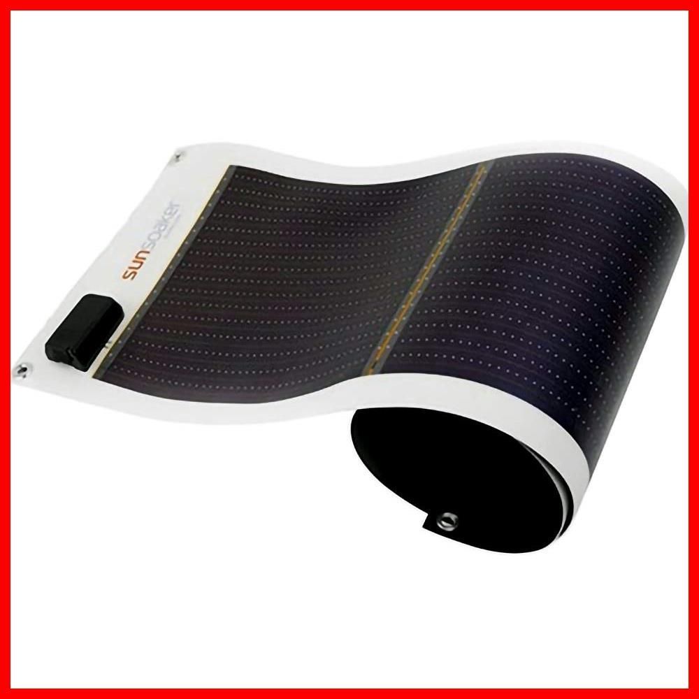 【人気商品】エフウエイブ SunSoaker 携帯充電用太陽電池シート10W ブラック