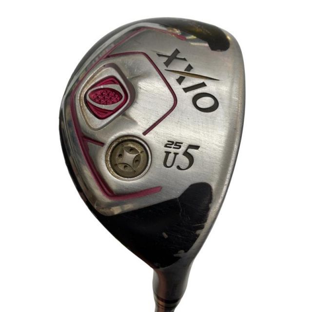 【中古】 ダンロップ XXIO(2014) U5(ボルドー) レディース ユーティリティ UT XXIO MP800L(ユーティリティ)ボルドー (フレックスL) レディース 女性用 右利き 右用 Dランク ゴルフクラブ