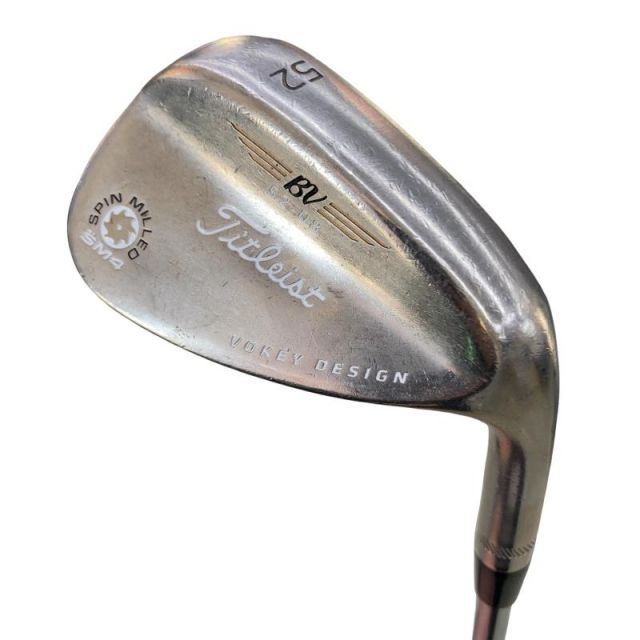 中古】 タイトリスト VOKEY SPIN MILLED SM4 ブラックニッケル 52°/08