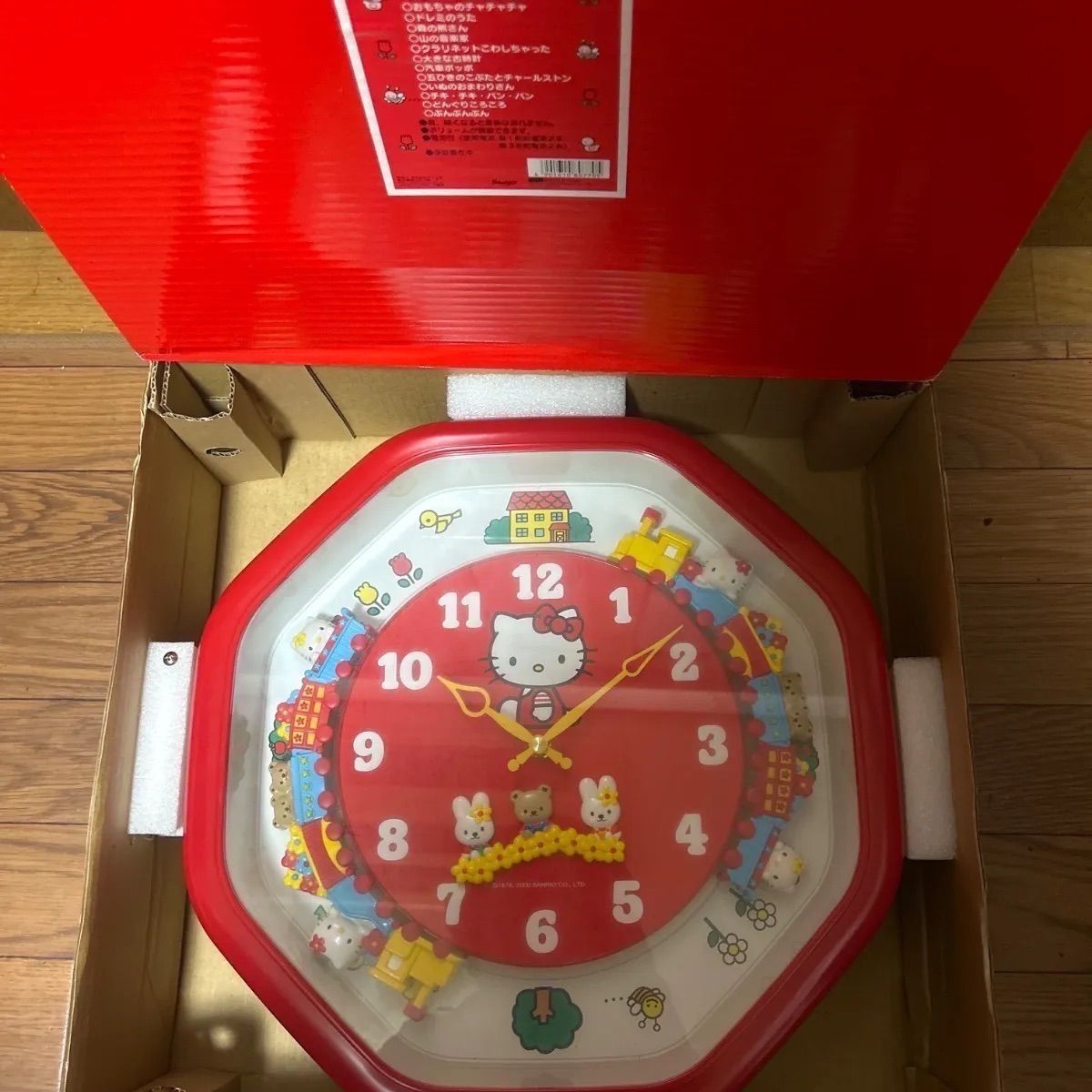 Hello Kitty カラクリ時計L 振り子 ヴィンテージ品 Hello Kitty カラクリ時計L 振り子付き ヴィンテージ品 Hello Kitty