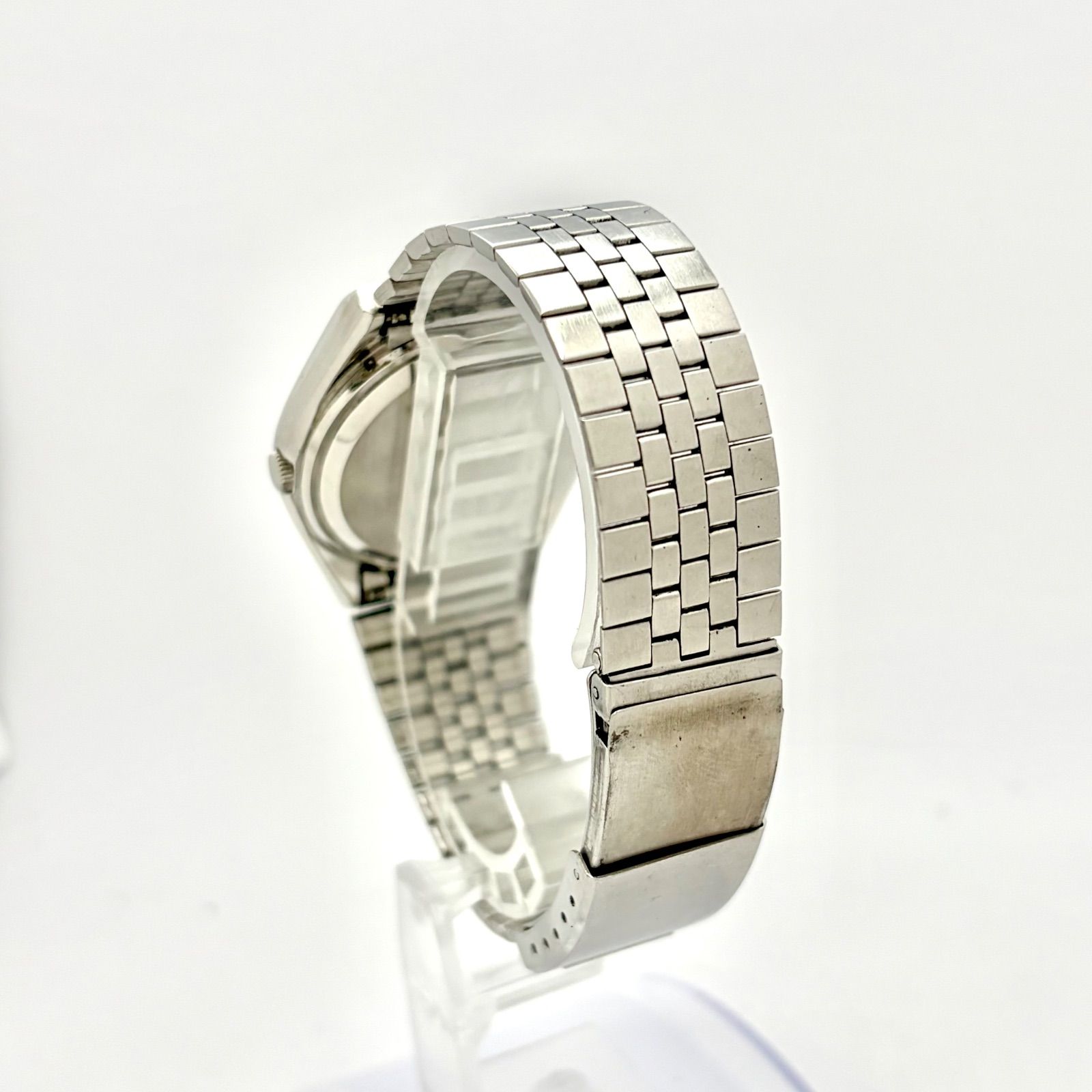 【稼働】SEIKO TYPEII メンズ 腕時計 新品電池 ローマン シルバー 新品電池】SEIKO セイコー TYPEⅡ タイプ2 メンズ 腕時計 シルバー