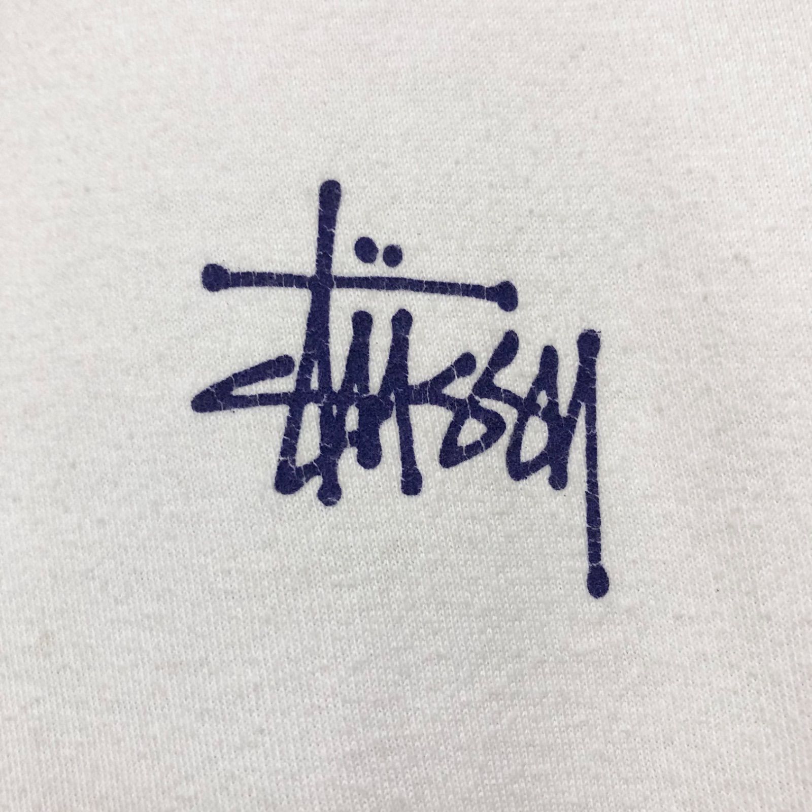 stussy ステューシー メンズM メキシコ製 半袖Tシャツ バックプリント 