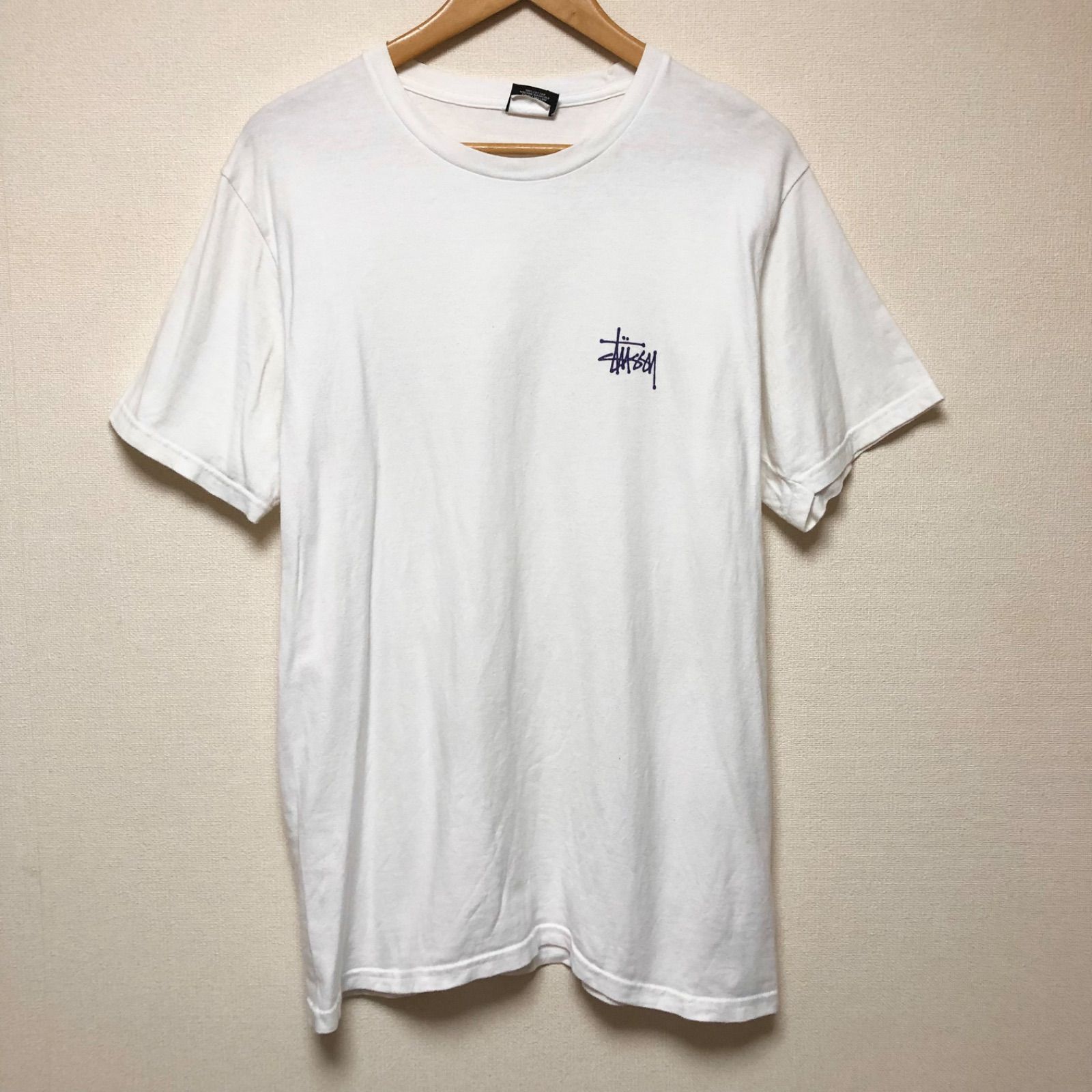 stussy ステューシー メンズM メキシコ製 半袖Tシャツ バックプリント 
