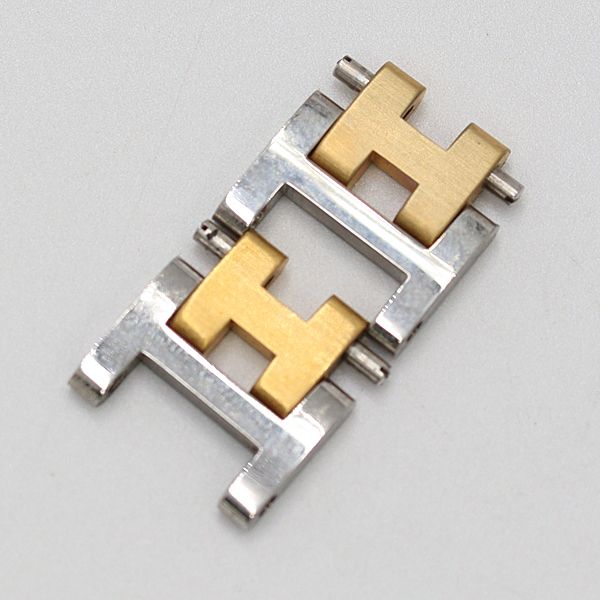 エルメス クリッパー 純正コマ 2コマ シルバー/ゴールドカラー 12ｍｍ レディース腕時計 2000000 NSK MST