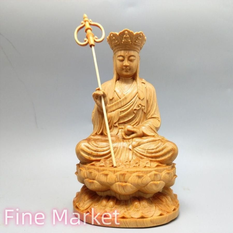 地蔵 置物 オブジェ 観音 菩薩 銅製 仏像 彫刻 仏教 仏像 精密彫刻 風水 崇拝 彫刻 病気平癒 子宝 厄除け インテリア リビング 健康運 仕事運 家庭運 金運 開運