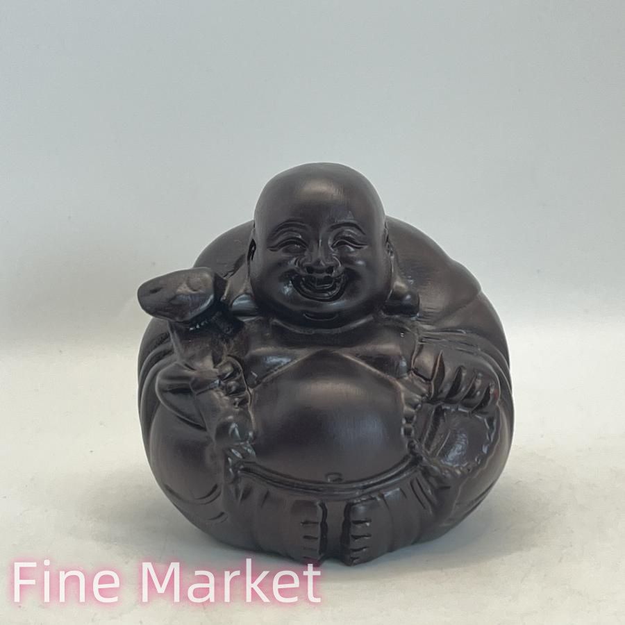 布袋様 七福神 仏像 木彫 彫刻工芸品 開運 置物 木彫仏像 一刀彫り 可愛い 仏教工芸品 金運 財運 風水インテリア 魔除け 置物 インテリア 玄関 5,206円