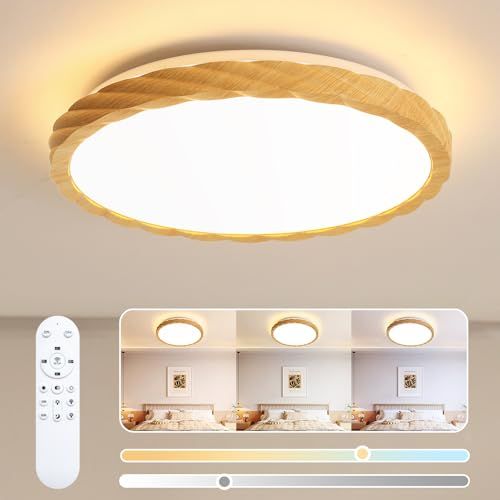 【高輝度】<リキコキリ> シーリングライト LED照明 6畳 8畳 10畳対応 4800lm 和風 天井照明 おしゃれ 照明ライト 無段階調光調色 高演色 長寿命 記憶機能 常夜灯モード 目に優しい Ceiling Light しーりんぐらいと 和室 国内発送