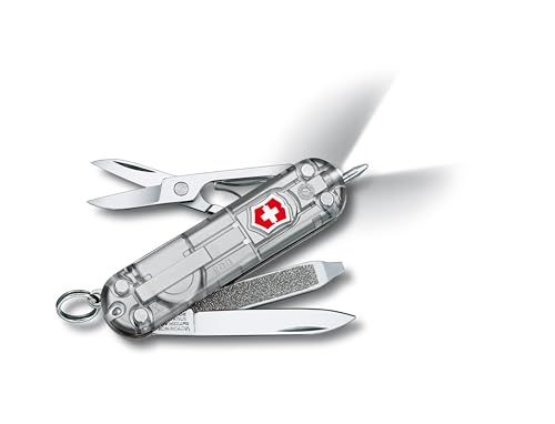 VICTORINOX(ビクトリノックス) シグネチャーライト ナイフ 防災グッズ ボールペン LEDライト付き 7機能を搭載したスイス製マルチツール 【国内正規品】 国内発送