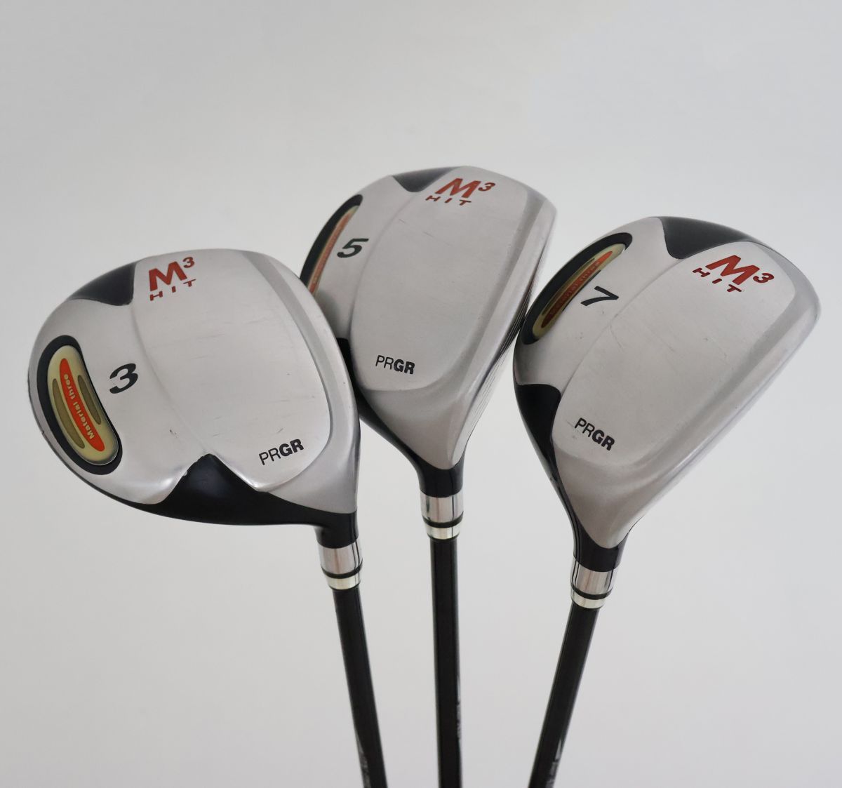 ○訳有激安！【3W＆5W＆7W 3本セット】PRGR（プロギア）☆M3 HIT 