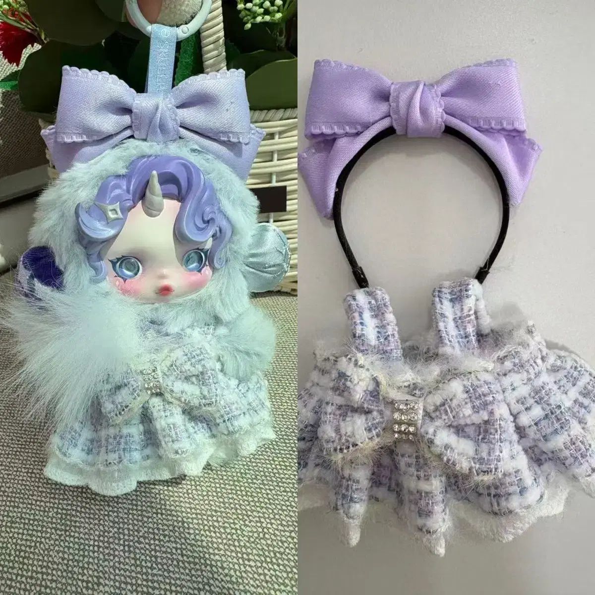 スカルパンダ ツイードワンピースセット