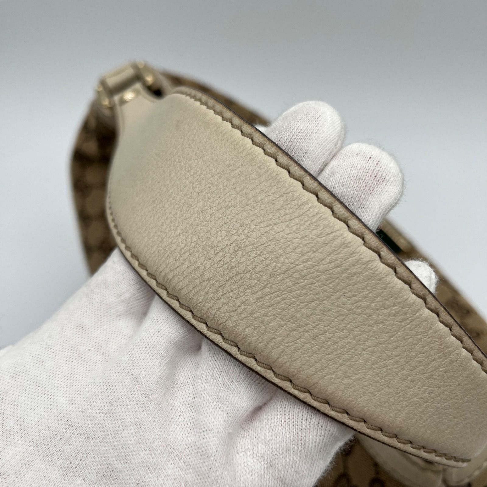 GUCCI グッチ シェリーライン GGキャンバス ゴールドプレート