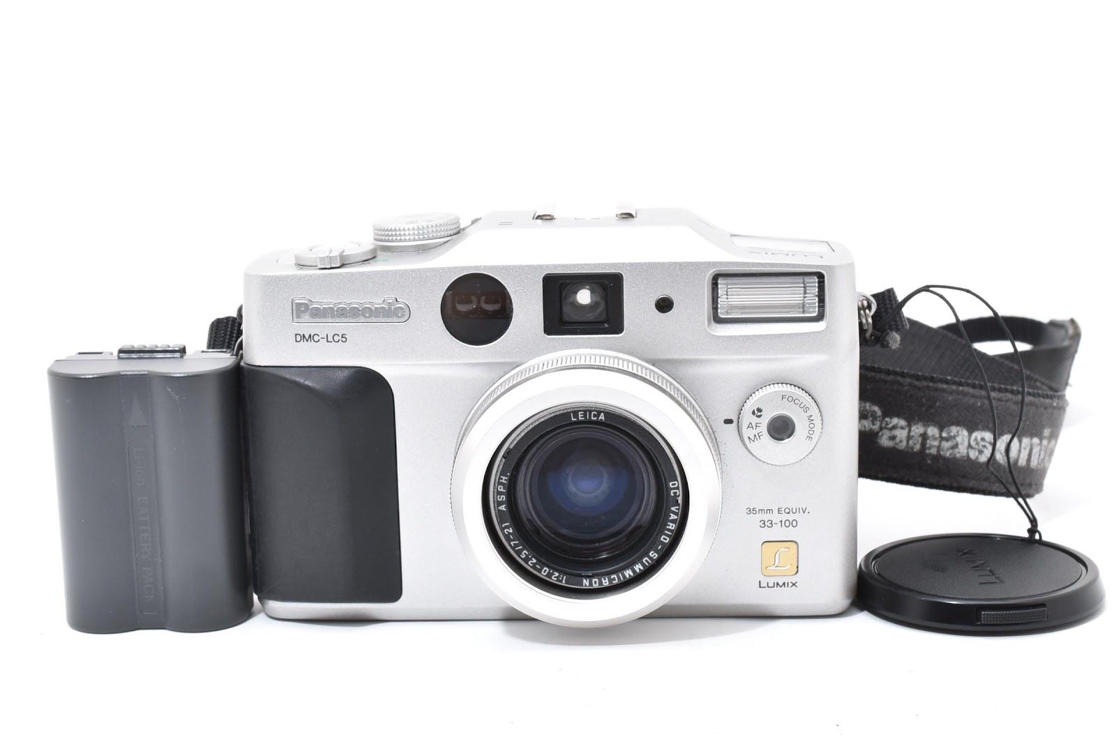 ☆美品☆ パナソニック Panasonic DMC-LC5 シルバー デジタルカメラ