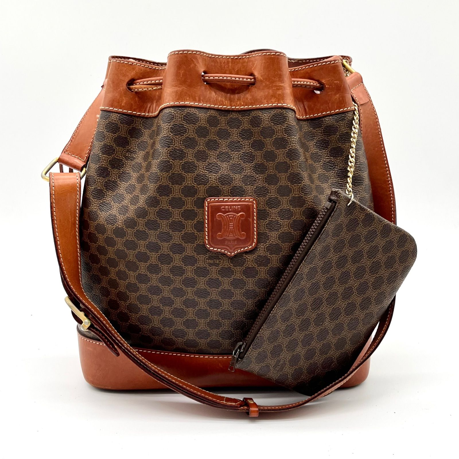 CELINEセリーヌ ヴィンテージ マカダム柄 ポーチ CELINE セリーヌ