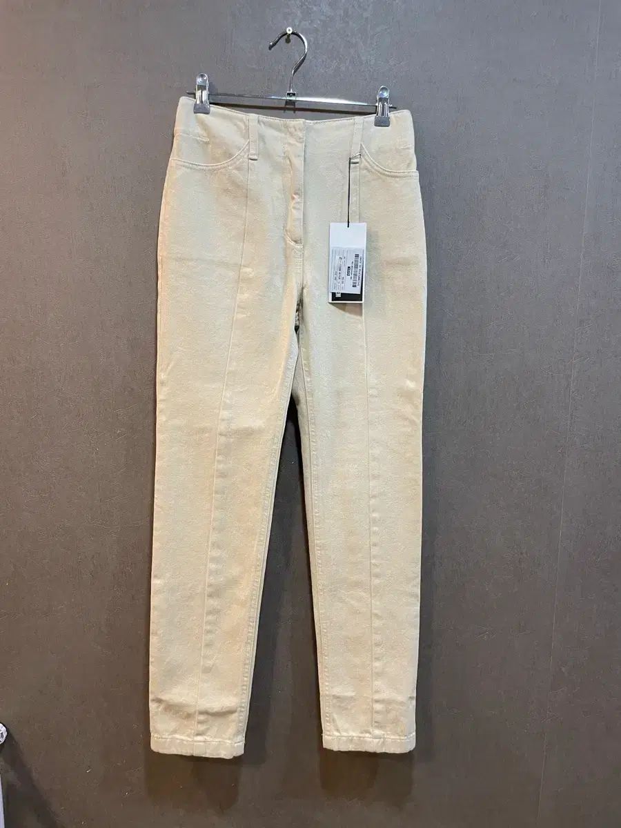 (新品)ハンサムシステム ベージュ コットンパンツ 64-94