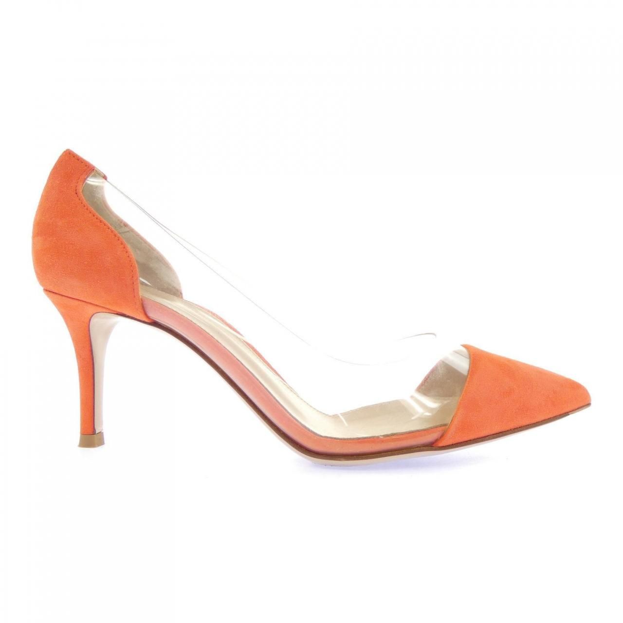 ⑤中古美品GianvitoRossi ビジュー パテント ピンク 22.5相当 ジャンヴィトロッシ GIANVITO ROSSI パンプス - メルカリ