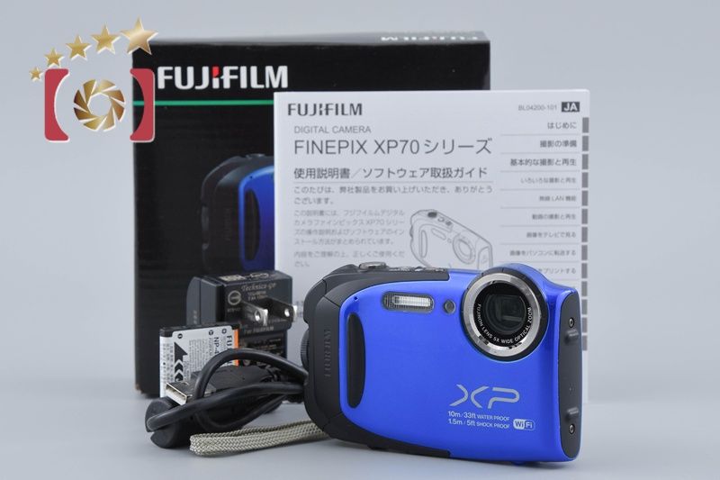 FUJIFILM FinePix XP70 ブルー FUJIFILM FinePix XP70 防水スマホ転送