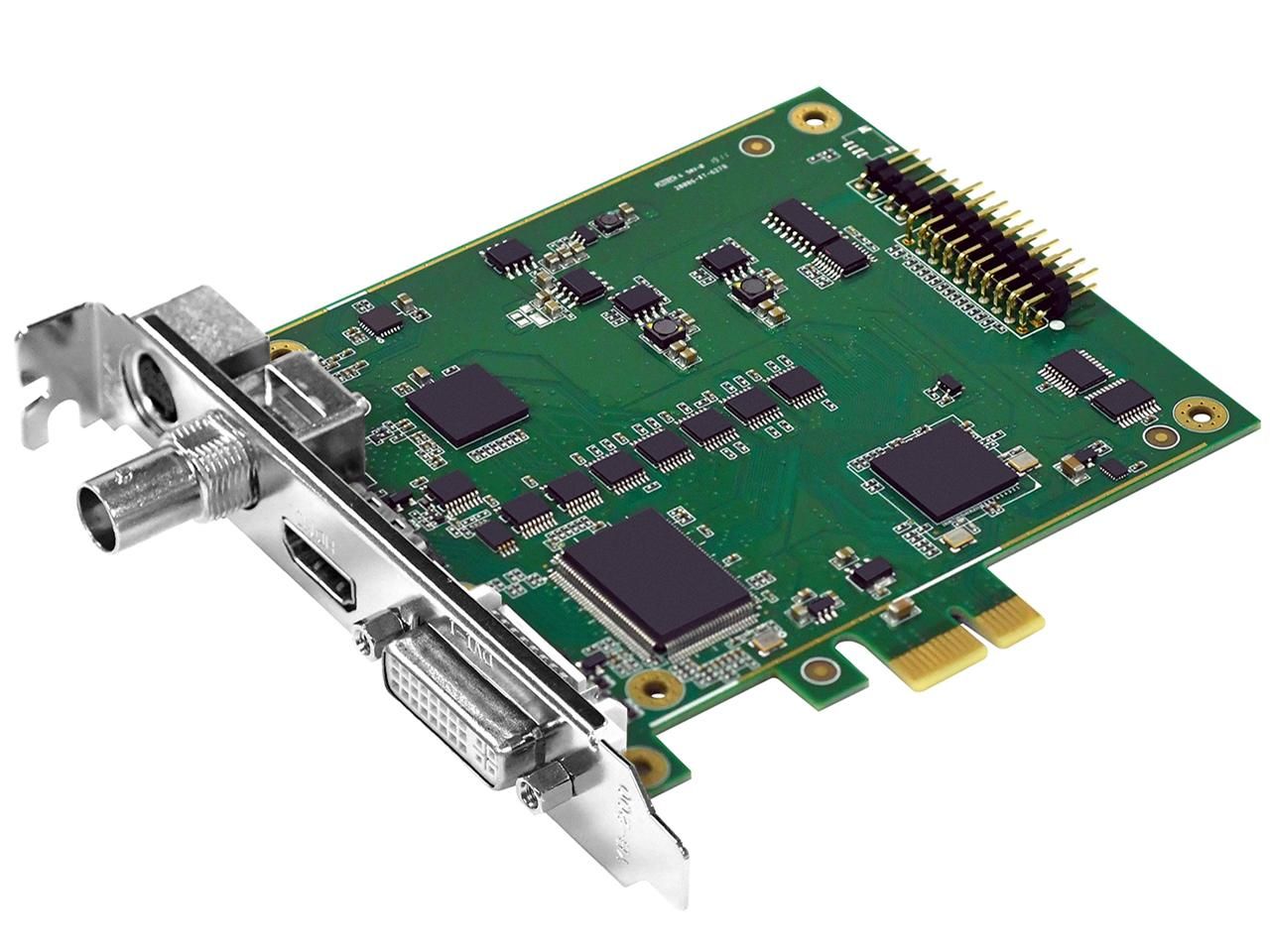 【新品・2営業日で発送】IODATA アイオーデータ SDI／DVI／HDMI／S-Video 入力対応 ソフトウェアエンコード型 PCIeキャプチャーボード(GV-DSHVR)