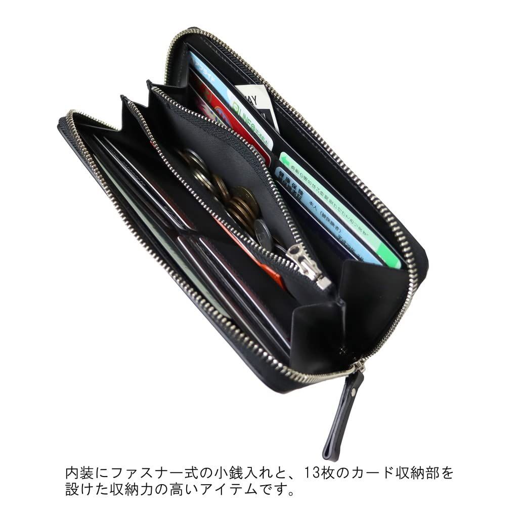 [ポーター]PORTER メンズ レザー ENCHASE エンチェイス WALLET ラウンドファスナー長財布 007-02283 グリーン/30 [グリーン 30] [***]