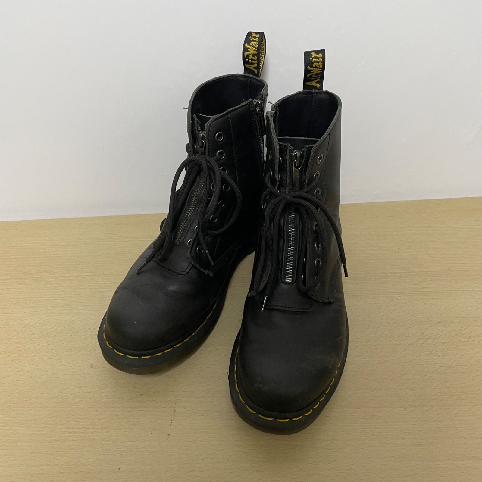 Dr.Martens 1460 PASCAL FRONT ZIP 8ホールブーツ UK8 27cm 黒 23863