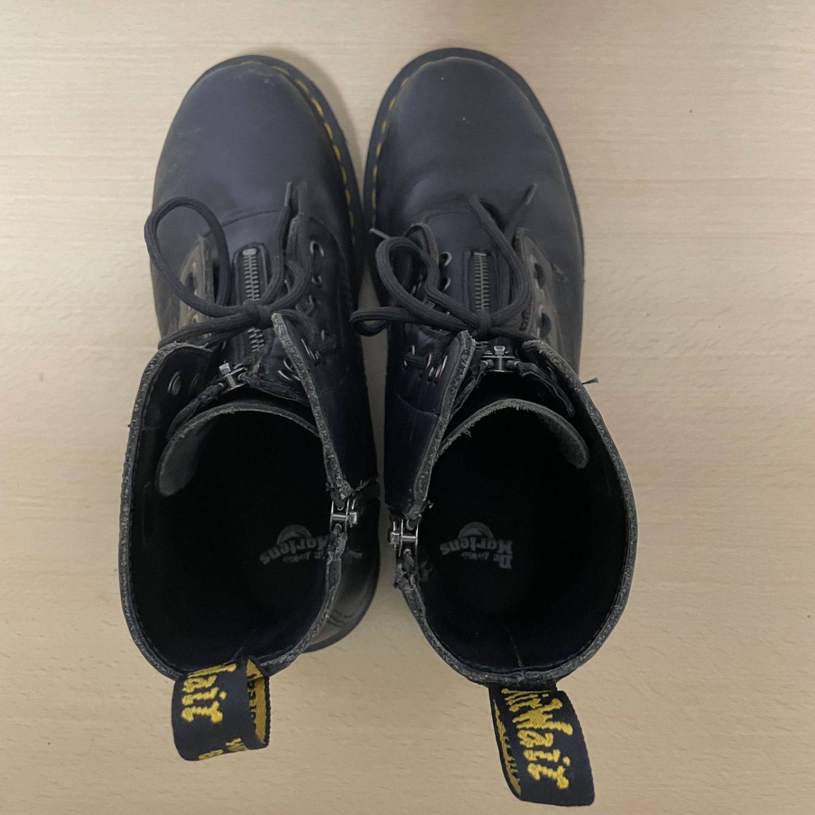 Dr.Martens 1460 PASCAL FRONT ZIP 8ホールブーツ UK8 27cm 黒 23863
