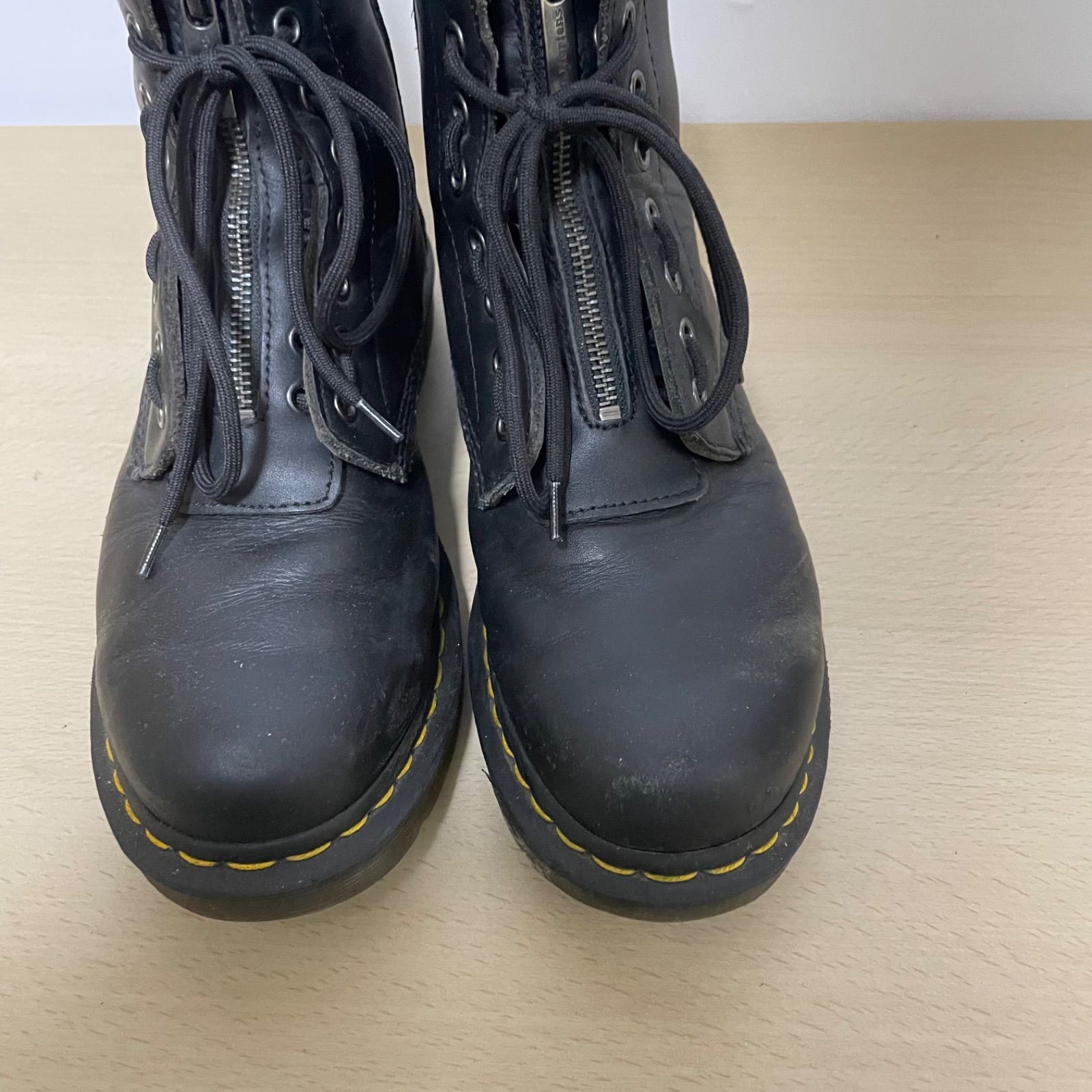 Dr.Martens 1460 PASCAL FRONT ZIP 8ホールブーツ UK8 27cm 黒 23863