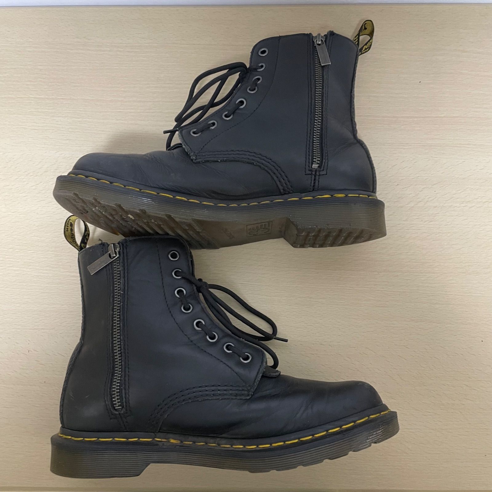 Dr.Martens 1460 PASCAL FRONT ZIP 8ホールブーツ UK8 27cm 黒 23863