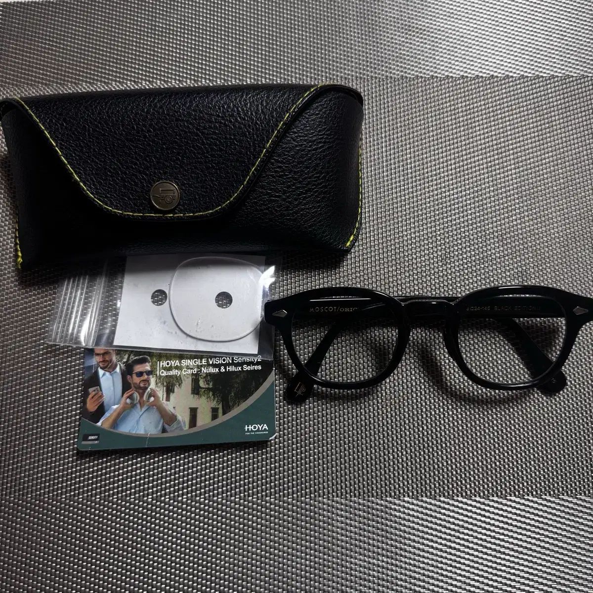 MOSCOT(モスコット) レムトッシュ ブラック EDITION 46 変色レンズ 