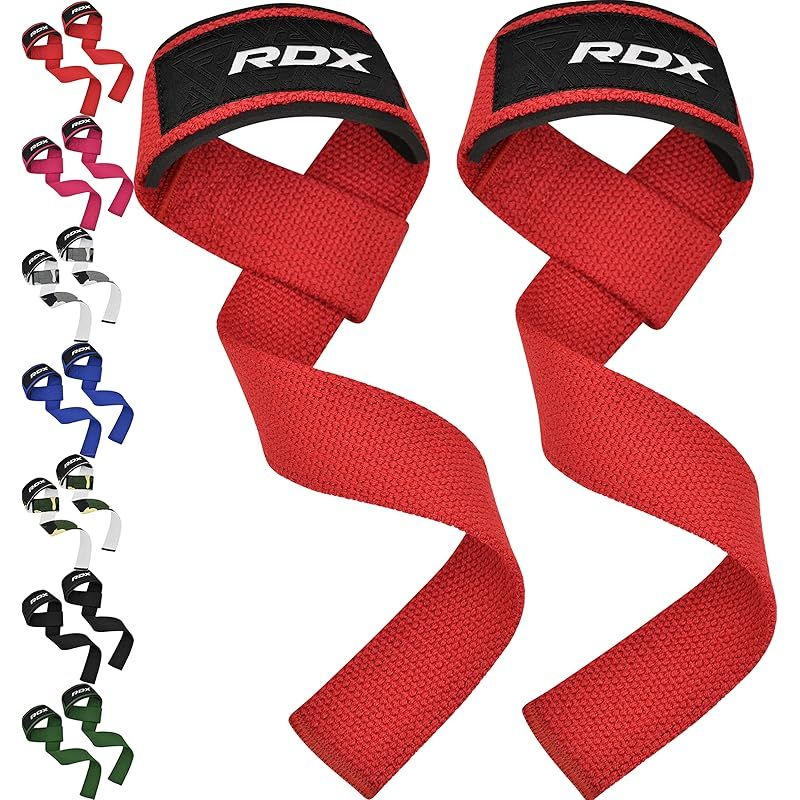 RDX ウェイトリフティング用リフティングストラップ ? コットン100% 高