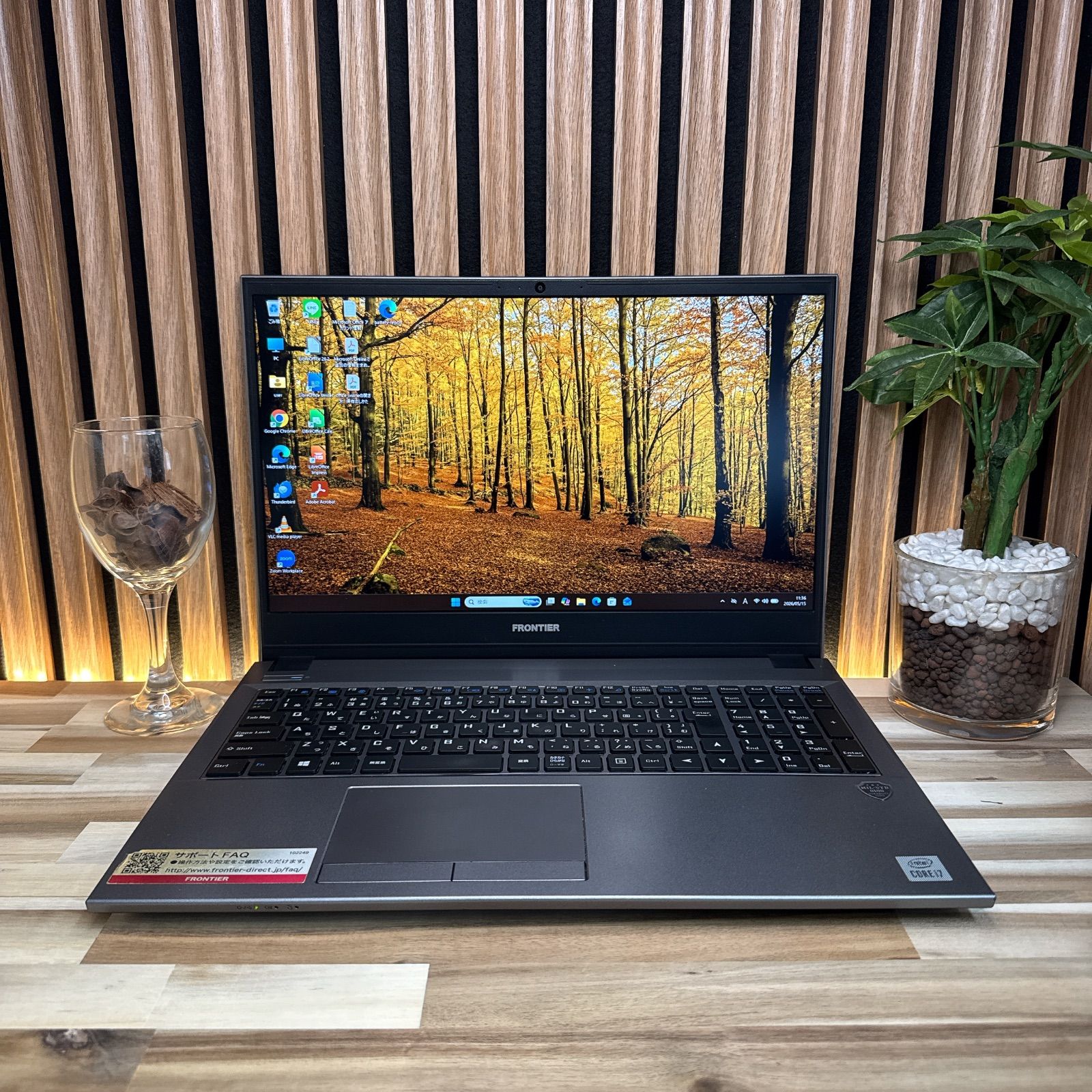 光学ドライブ付】Core i7 16GBメモリ FRONTIER NLC190 - メルカリ