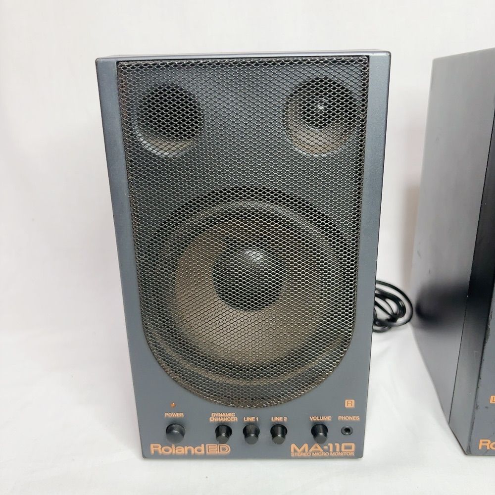 Roland MA-110 ED モニタースピーカー DTM y2k 00s デスクトップオーディオ コンパクトスピーカー オーディオ機器