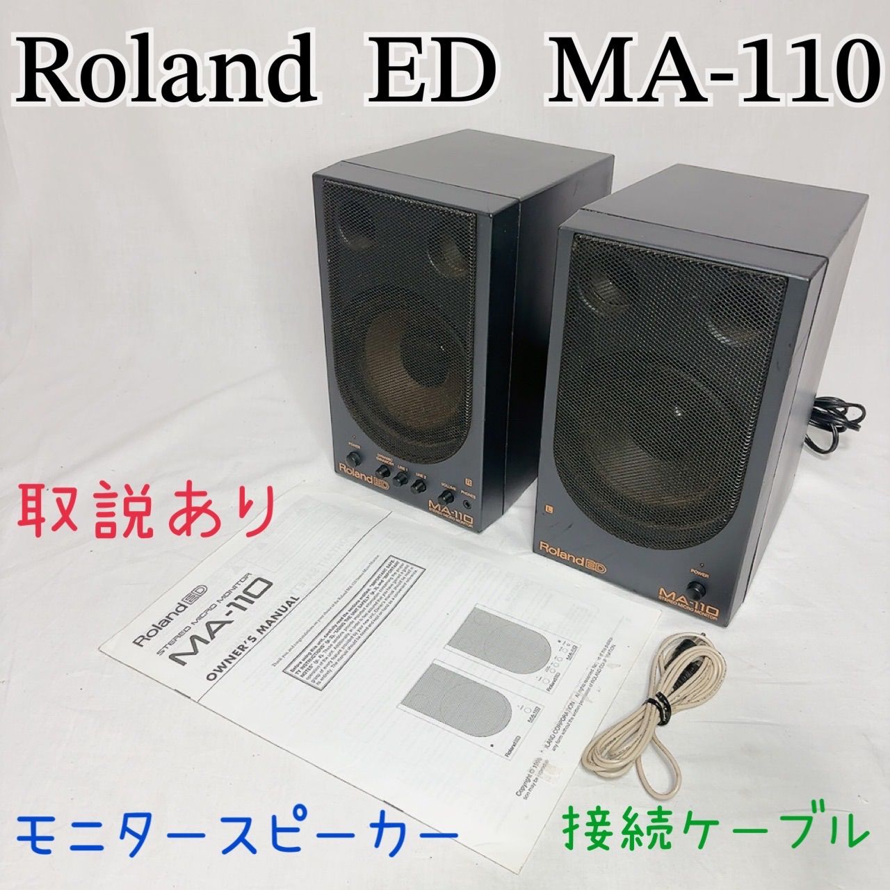 Roland MA-110 ED モニタースピーカー DTM y2k 00s デスクトップ