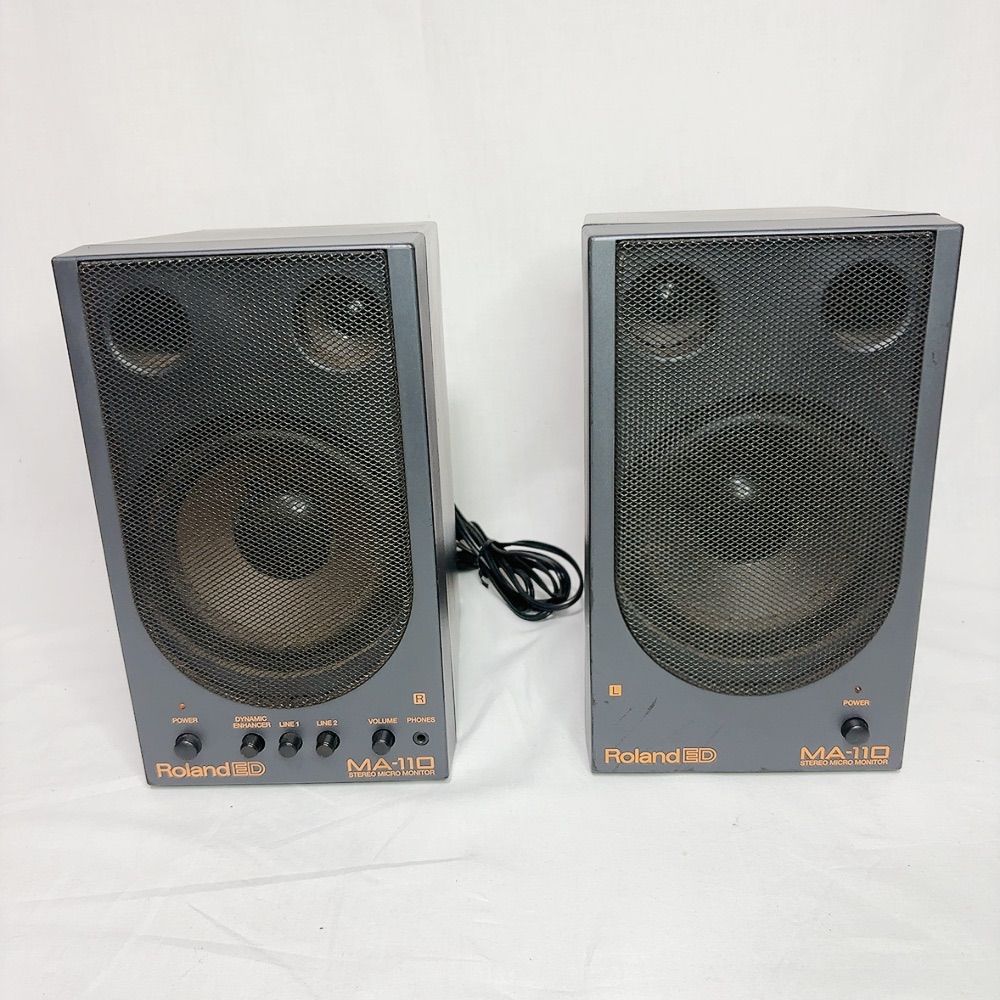 【中古】Roland MA-110 ペア パワードスピーカー　DJ用モニター 中古】Roland MA-110 ペア パワードスピーカー - 神奈川県の中古楽器店