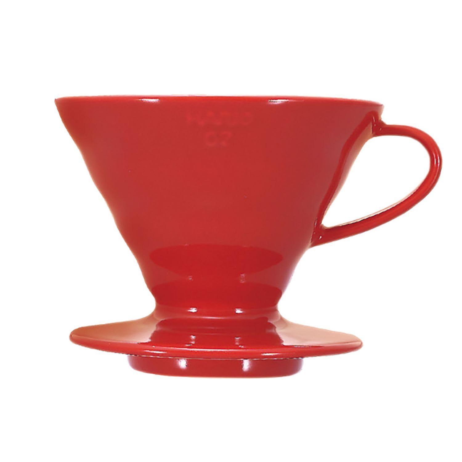 HARIO(ハリオ) V60 透過ドリッパー 02 セラミック レッド 1~4杯用 コーヒー ハンドドリップ 日本製 VDCR-02-R [レッド] [1~4杯用] [セラミック]