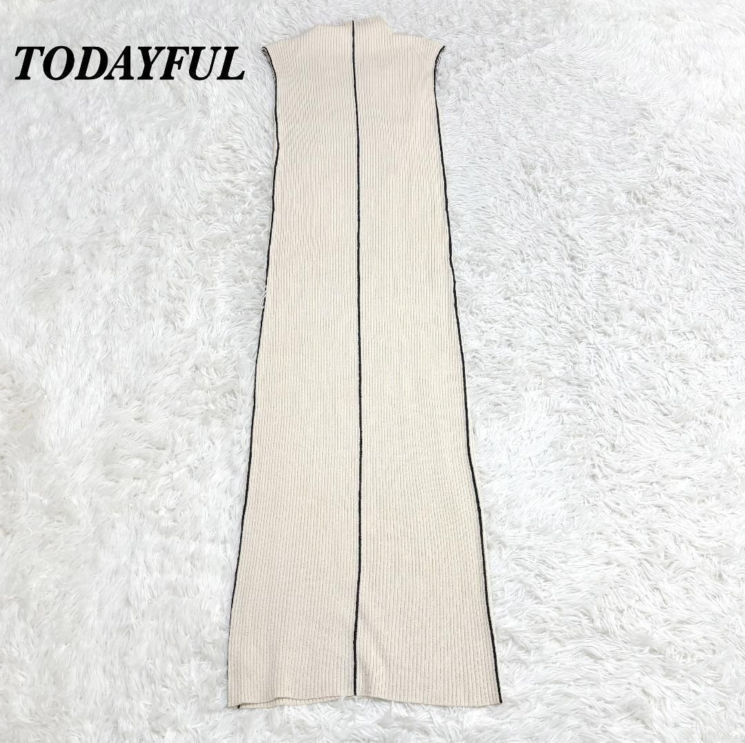 美品】 TODAYFUL Stitch Knit Dress ワンピース 38 - メルカリ