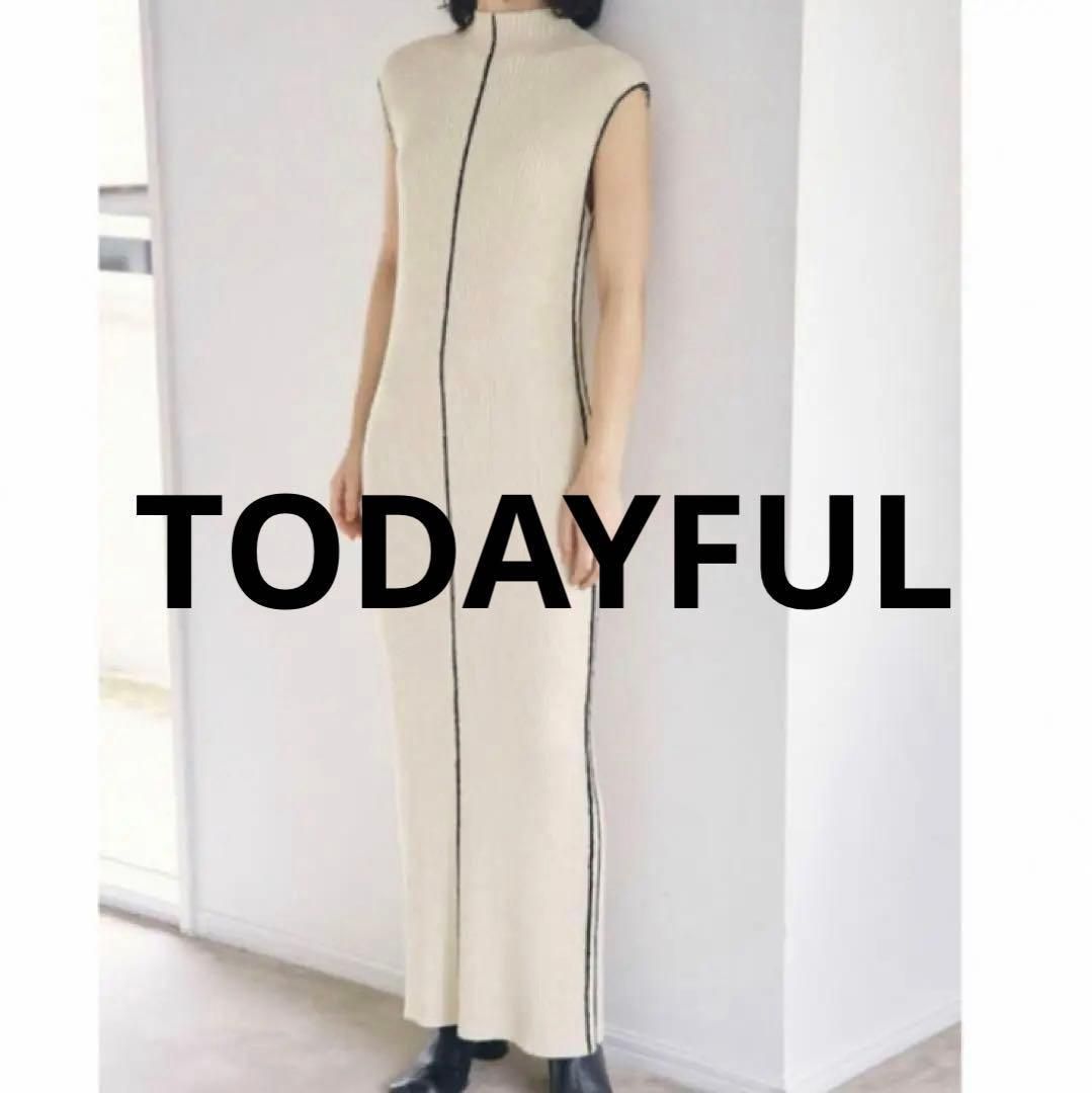 美品】 TODAYFUL Stitch Knit Dress ワンピース 38 - メルカリ
