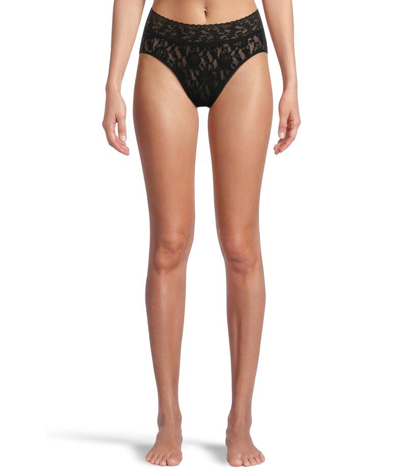 ハンキーパンキー レディース アンダーウェア パンツ レース Hanky Panky Signature Lace French Bikini Black ブラック