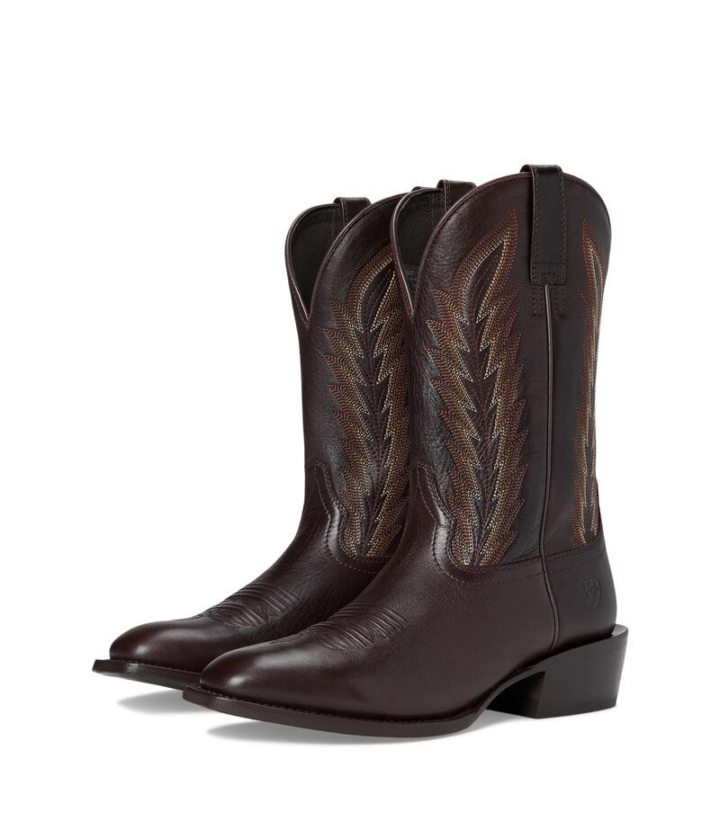 アリアト メンズ シューズ ブーツ・レインブーツ Ariat Willie Western Boots Bittersweet Cho