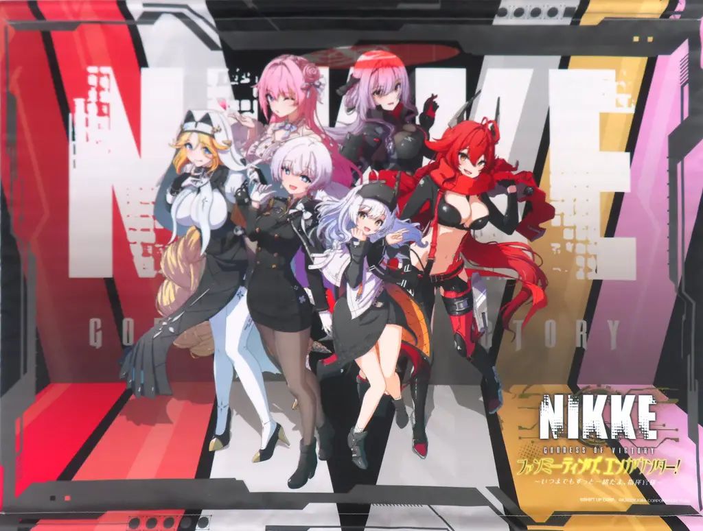 勝利の女神NIKKE 大阪ファンミ限定タペストリー　タオル 中古】タペストリー キービジュアル NIKKEファンミ大阪限定B2