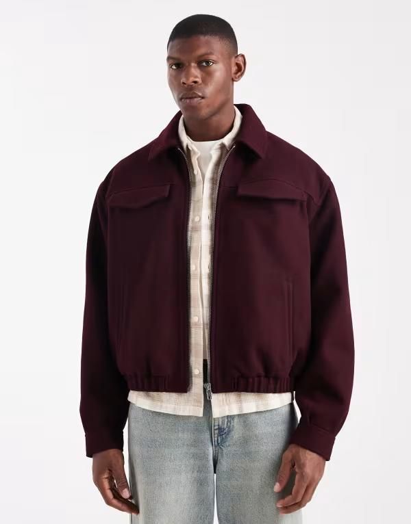 エイソス アウター メンズ ジャケット・ブルゾン asos（ブルゾン）の 