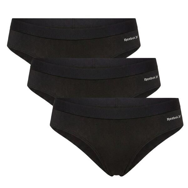 リーボック レディース アンダーウェア パンツ Reebok Womens 3 pack Briefs Austine 3pk Black ブラック 6,699円